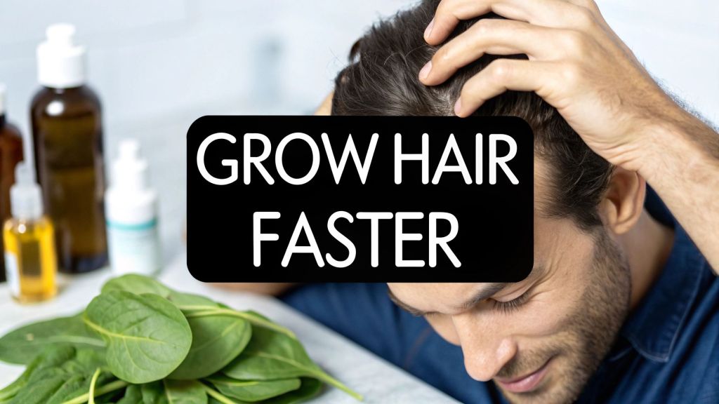 How to Grow Hair Faster Naturally: A Guide for Men