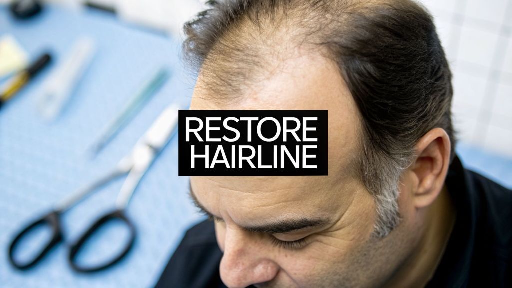 Front Hair Thinning Men A Guide to Restoring Your Hairline