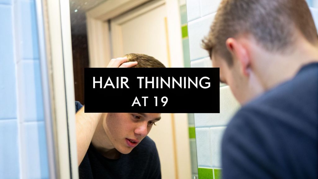 Hair Thinning at 19? Your Guide to Causes and Solutions