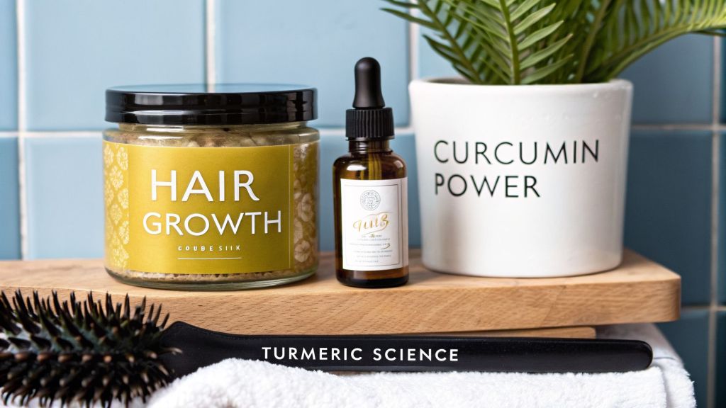 Turmeric for Hair Growth: Science, Benefits, and Practical&nbsp;Tips