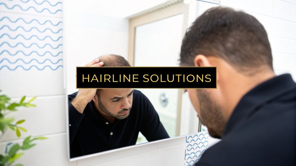 Receding Hairline Men: Your 2026 Guide to&nbsp;Solutions